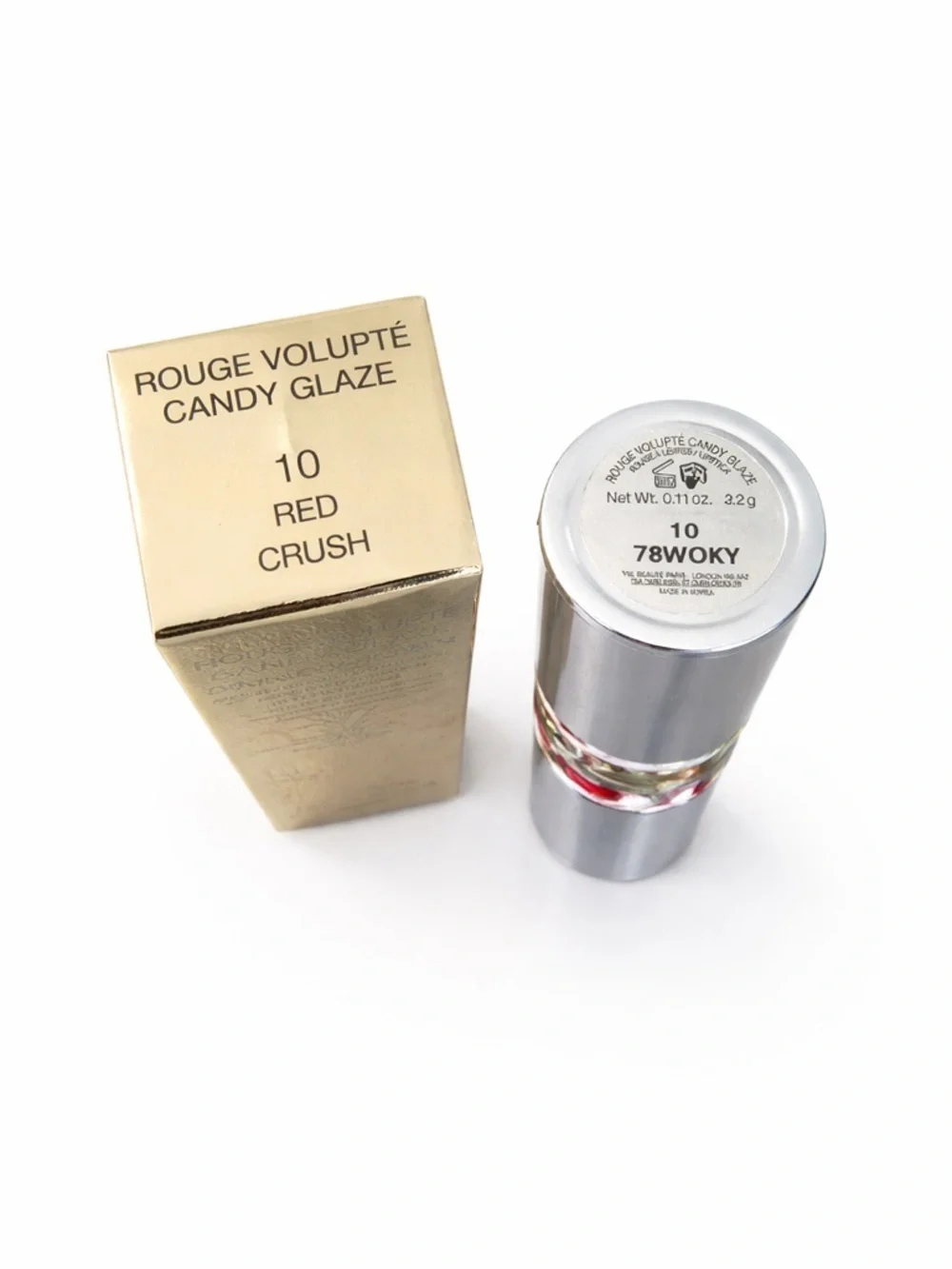 Yves Saint Laurent Rouge Volupté Candy Glaze Lip Balm - Red Crush